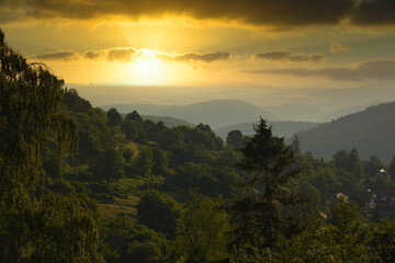 in den Höhen von Grendelbruch im Elsass (zone silence de Hohbuehl)