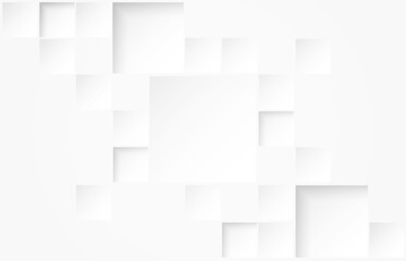 Abstract. Embossed paper square white Background ,light and shadow .Vector.