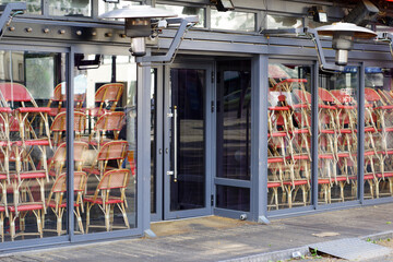 Restaurant fermé durant le confinement