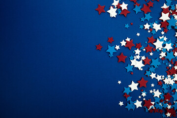 Forth of july background. American independece day - obrazy, fototapety, plakaty