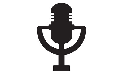 Microphone, mic icon. vector graphics