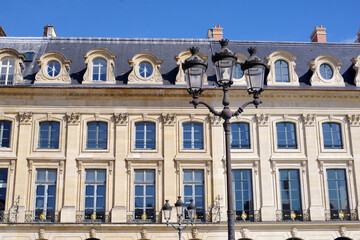 Façades de la place Vendôme, Paris