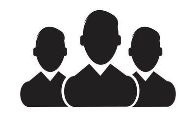 Business team icon. vector graphics