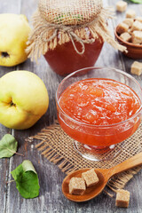 Fresh quince jam