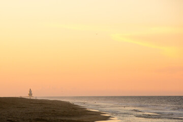 east coast summer evening sunset