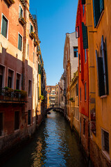 Quiet canal in Venice