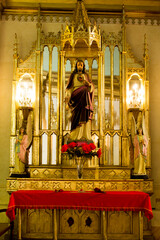 interior of the church