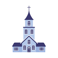 Isolated religion church vector design