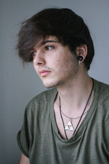 Portrait of a young boy.