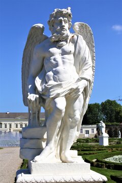 Statue Of Angel In The Park