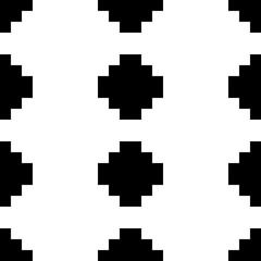 Inca crosses seamless pattern. Ethnic ornament. Folk background. Geometric wallpaper. Grid image. Tribal motif. Ancient mosaic. Digital paper, web design, textile print, abstract. Vector work.