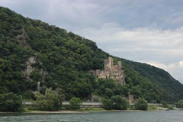 Fototapeta na wymiar Burg am Rheinsteig