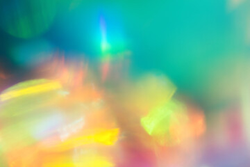 Blur holographic  background. Abstract holographic foil background. Rainbow background. Futuristic lights