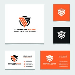 mf vector logo and business card logo templates
