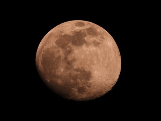 moon in the night sky