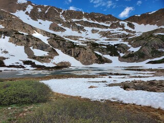 mountain landscape in winter