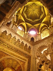 MUSLIM SPAIN. GREAT MOSQUE IN CORDOBA, ANDALUSIA.