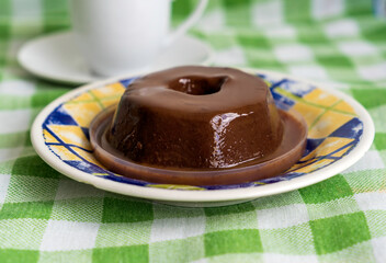 Chocolate pudding, dark chocolate dessert