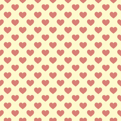 Stylish hearts seamless vector pattern. Wedding background. Romantic vector wallpaper for your design.