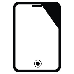 tablet pc with blank screen