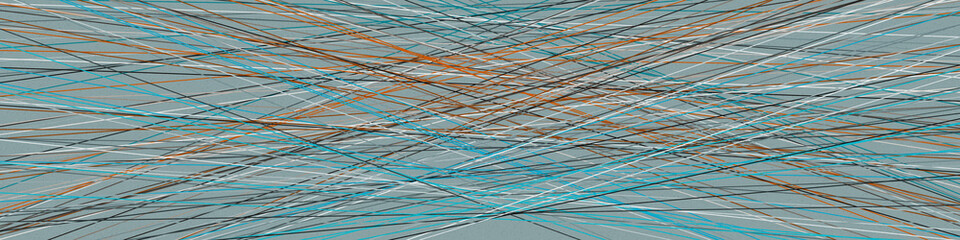 Cyan Blue color Crossing lines generativeart style colorful illustration