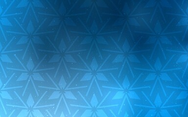 Light BLUE vector backdrop with lines, triangles. Beautiful illustration with triangles in nature style. Template for wallpapers.