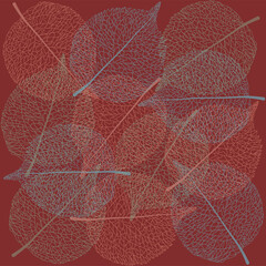 Fototapeta na wymiar Leaves pattern