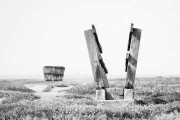 Bridge over the salt marsh