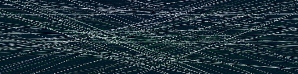 Dark Green color Crossing lines generativeart style colorful illustration