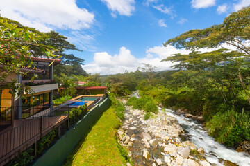 Fototapeta na wymiar Costa Rica pools on the river