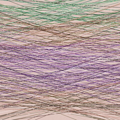 Viridian color Crossing lines generativeart style colorful illustration