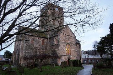 Saint Mary church general view in Shoreham-by-Sea, England