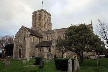 Fototapeta premium Saint Mary church general view in Shoreham-by-Sea, England