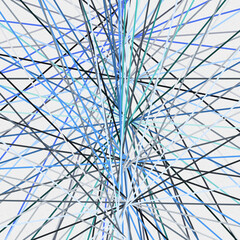 Coral Blue color Crossing lines generativeart style colorful illustration