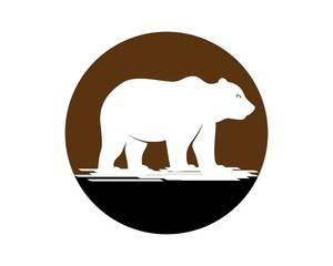 Bear circle logo