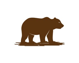 Fototapeta na wymiar Bear logo