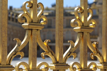 Grilles de la cour d'Honneur du Château de Versailles