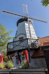 Hamlet square in Solvang which is a city in southern California's Santa Ynez Valley. It's known for its Danish-style architecture and many wineries.