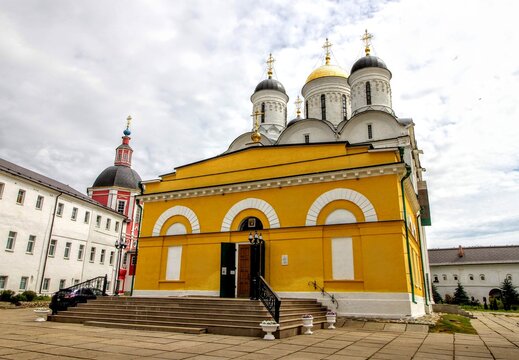 Cathedral of the Nativity of the Virgin. St. Pafnutiev Borovsky Monastery. Borovsk, Kaluga region, Russia