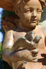 Sculpture dans les jardins du Château de Versailles