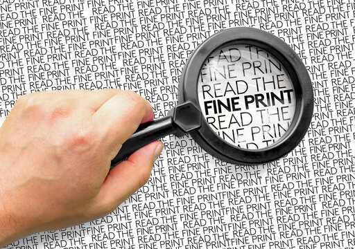 Read The Fine Print Images – Browse 950 Stock Photos, Vectors, and Video |  Adobe Stock
