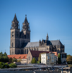 Fototapeta premium Cathedral of Magdeburg. travel, architecture, and famous places of Germany