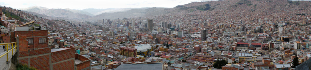 Naklejka premium La Paz, Bolivia, South America
