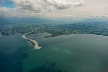 Luftbild Bodensee Alpenrhein © hotte_light