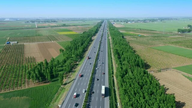 Aerial photography of Expressway