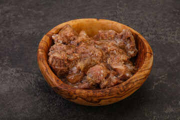 Gurmet venison stew with spices