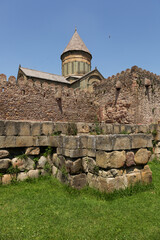 Ancient Svetitskhoveli Cathedral at Georgia