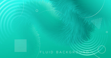 Fototapeta na wymiar Blue Gradient Fluid. Flow Graphic Movement. 