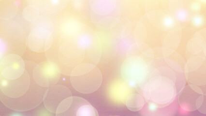Naklejka premium bokeh lens flare blurred lights pastel colors circles