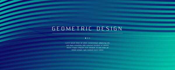 Obraz premium Blue Dynamic Wave. Fluid Abstract Design. Color 